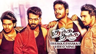 Thaakka Thaakka  Vishal Arya Vishnu Vishal Vikranth  New Tamil movie Video Song [upl. by Kristo]