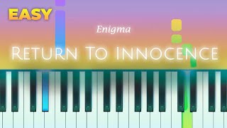 Enigma  Return To Innocence  EASY Piano TUTORIAL by Piano Fun Play [upl. by Dunston]