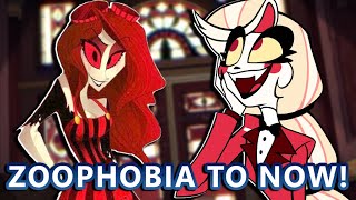 All Hazbin Hotel Character ReDesigns from the Zoophobia Comics to Now [upl. by Tyrone]