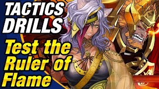 Fire Emblem Heroes  Tactics Drills Grandmaster 30 Test the Ruler of Flame 1 ORB FEH [upl. by Geithner]