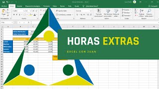 Calculo De Horas Extras Con Excel [upl. by Wenonah250]