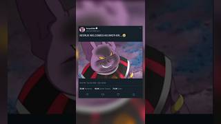 BEERUS WELLCOMES HIS BROTHER😂 KAUN HO TUM EPIC LINE anime goku shortfeed funny [upl. by Ahselat647]