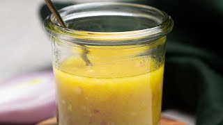 White Balsamic Vinaigrette 10Minute Recipe [upl. by Kehr142]