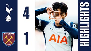 Son returns as Spurs HAMMER Irons  Tottenham Hotspur 41 West Ham  PREMIER LEAGUE HIGHLIGHTS [upl. by Romulus243]