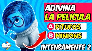 CUAL ES LA PELICULA FAVORITA de LOS PERSONAJES de INTENSAMENTE 2 LA PELICULA QUIZCHALLENGEYT [upl. by Blaire]