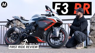 New 2022 MV Agusta F3 RR First Ride Road Review [upl. by Capwell]