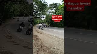 Click 125 vs Rusi 125 dikitan ang labanan motorcycle viewers subscribe [upl. by Elmajian96]