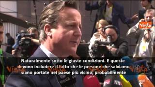 MIGRANTI CAMERON NO ALLASILO AUTOMATICO NEL REGNO UNITO [upl. by Eadmund445]