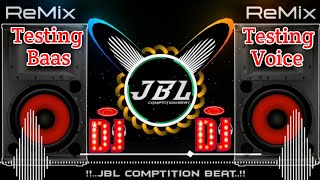 Only Fully Dj Testing Beat 2023 Dj Comptition Sound Check Baas Boosted Baas JBL Vibration Beat [upl. by Rustie]