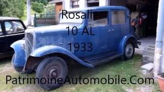 Rosalie 10 AL de 1933 sortie de grange [upl. by Notle]