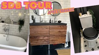 HOME TOUR  LA SALLE DE BAIN AVEC BAIGNOIRE [upl. by Akemhs]