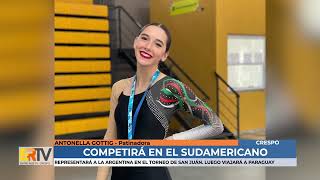 Antonella Gottig competirá en el Torneo Sudamericano de Patín en San Juan representando a Argentina [upl. by Annaehs]