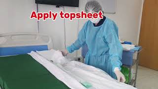 Unoccupied Bed Bed making Nursing procedure [upl. by Tamera]