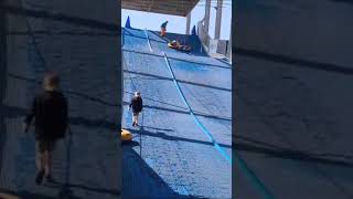 Adrenaline packed Tubing at The Slope fun family shorts [upl. by Esile700]