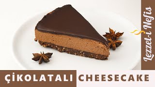 Çikolatalı Cheesecake Tarifi  Pratik ve Kolay Cheesecake nasıl yapılır [upl. by Nassah512]