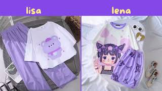 LISA OR LENA 💗  MAKEUP amp DRESSES amp ACCESSORIES [upl. by Yelsehc8]