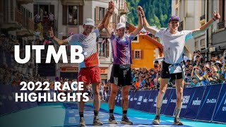 UTMB MontBlanc  UTMB Men Highlights 2022 [upl. by Innes]