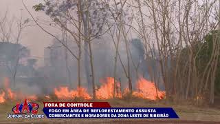 Fogo assusta comerciantes e moradores da Zona Leste de Ribeirão  Jornal da Clube 2ª Ed 091024 [upl. by Isiah]