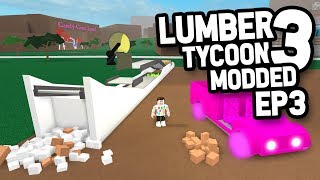 INSANE SAWMILL SETUP  Lumber Tycoon 3 Modded 3 [upl. by Eirene]