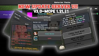 NEW UPDATE SERVER UI MCPE 12141🥶🥶  THUMBNAIL LAMA [upl. by Nairadal]