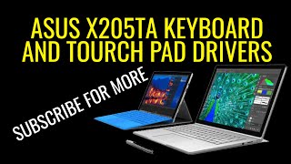 ASUS X205TA KEYBOARD AND TOURCH PAD DRIVERS [upl. by Ahtar326]