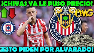 🚨INCREIBLE  ¡Mira la Cantidad que Pide Chivas Por Roberto Alvarado Tras Interés de Cruz Azul [upl. by Reld112]