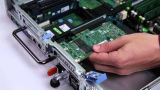 Dell PowerEdge 13G Rack Servers Install PCI Riser amp PCI Card [upl. by Hgeilhsa]