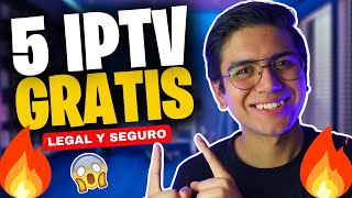 5 IPTVs GRATIS y LEGALES  TV en VIVO en STREAMING [upl. by Kcirdahc]