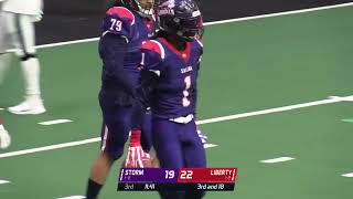 SW Kansas Storm vs Salina Liberty  Week 1  Arena Football League Highlights [upl. by Meece]