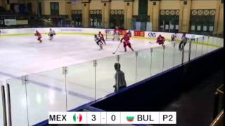 IIHF World Champs South Africa MEXICO vsBULGARIA [upl. by Della47]