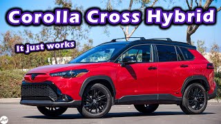 2024 Toyota Corolla Cross Hybrid – DM Review  Test Drive Nightshade SE Edition [upl. by Irma460]