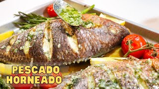 PESCADO ENTERO HORNEADO [upl. by Ina]