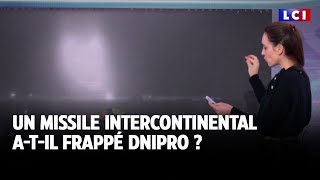 Un missile intercontinental atil frappé Dnipro ｜LCI [upl. by Enalb643]