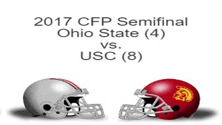 Game 9  2017 College Football 12Team Playoff Simulation NCAA 14  Ohio State vs USC [upl. by Jacobsen]