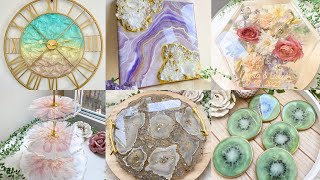 30 DIY Epoxy Resin Ideas Resin Art Tutorials [upl. by Argent]