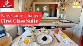 Emirates new First Class Suite  Game Changer fully enclosed Suite Boeing 777 Full Experience [upl. by Carena913]