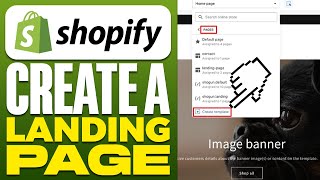 How To Create A Landing Page On Shopify 2024 [upl. by Okimuk]