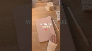 Plan with me on my iPad Goodnotes Planner Aesthetic Note taking Digital Notes Digital Planning [upl. by Melessa]