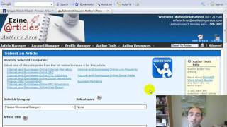 How To Use eZineArticles Article Directory [upl. by Westerfield484]