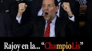 Ridiculo de Rajoy con inglés quotLa Champio Lisquot [upl. by Olenta]