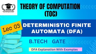 Deterministic Finite Automata DFA  What is DFA DFA Examples in TOC theoryofcomputationautomata [upl. by Sherrer]