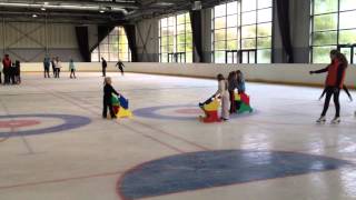 1ier cours de patinage Léa  210913  LOUP GLACE [upl. by Aistek164]