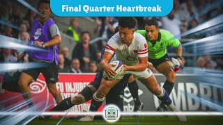 Heartbreak at Twickenham England Falls to New Zealand in LastMinute Drama [upl. by Acirederf]