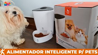 ALIMENTADOR INTELIGENTE PARA PETS GEONAV  COMEDOURO INTELIGENTE WIFI [upl. by Mandal726]