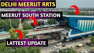 meerut south rrts station update  rrts meerut south station delhimeerutrrts [upl. by Aiza684]