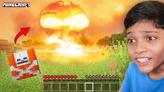 DESTROYING EARTH with the MOST POWERFUL TNT in MINECRAFT [upl. by Cthrine]