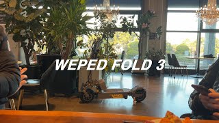 Electric Scooter WEPED FOLD 3 TEST Review [upl. by Electra801]