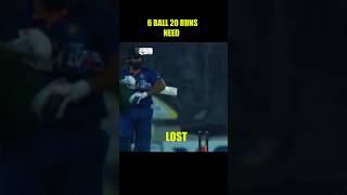 quotRohit Sharmas Epic Finish 20 Runs Needed Off 6 Balls IND vs BANLast Over Thriller shorts [upl. by Wes]