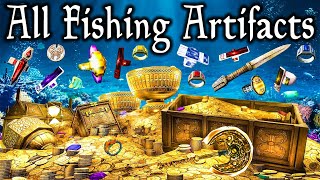 All Fishing Unique Items Lore amp Guide  Skyrim Anniversary Edition [upl. by Flatto]