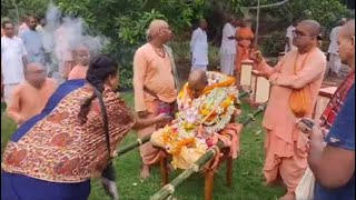 HH Bhakti Nityananda Swami s final journey [upl. by Evangelia]